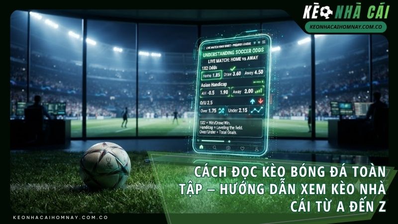 cach doc keo bong da - Cách Đọc Kèo Bóng Đá Toàn Tập – Hướng Dẫn Xem Kèo Nhà Cái Từ A Đến Z